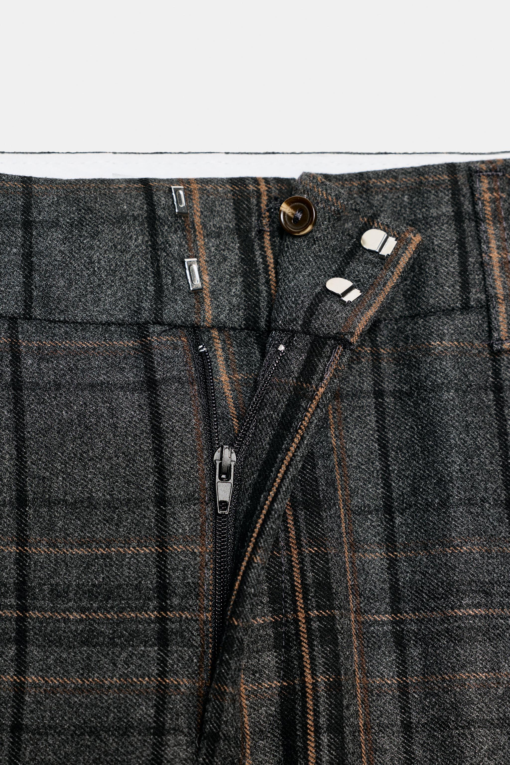 PANTALON À CARREAUX